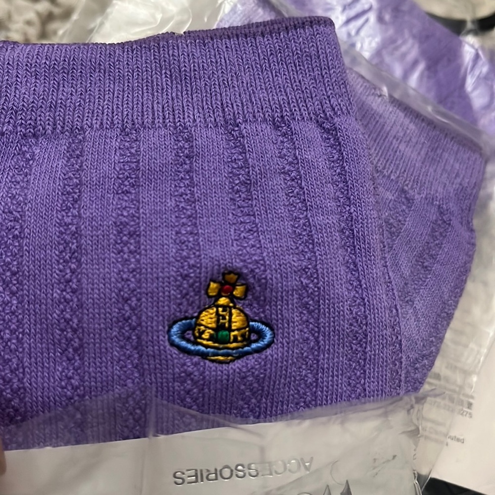 Vivienne Westwood cotton socks 💜purple - Picture 7 of 8